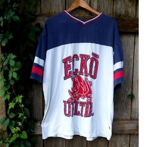 Vtg Ecko Unltd Men 3XB Jersey Rhino Logo TShirt Y2K Skate Streetwear Hip Hop 90s